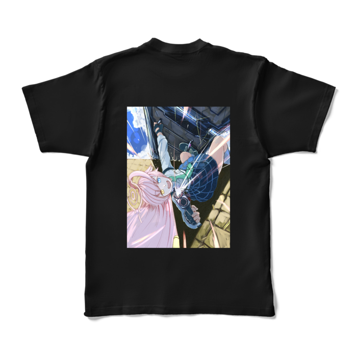 カラーTシャツ - XL - ブラック (濃色)