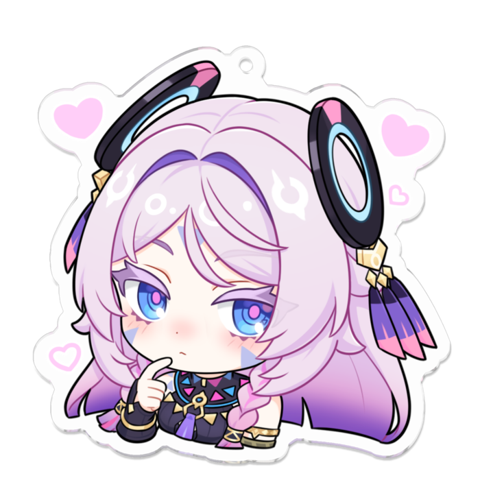 アクリルキーホルダー - 70 x 70 (mm)