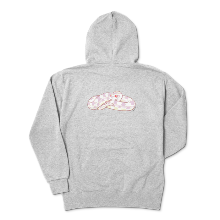 ジップパーカー - XL - 杢グレー