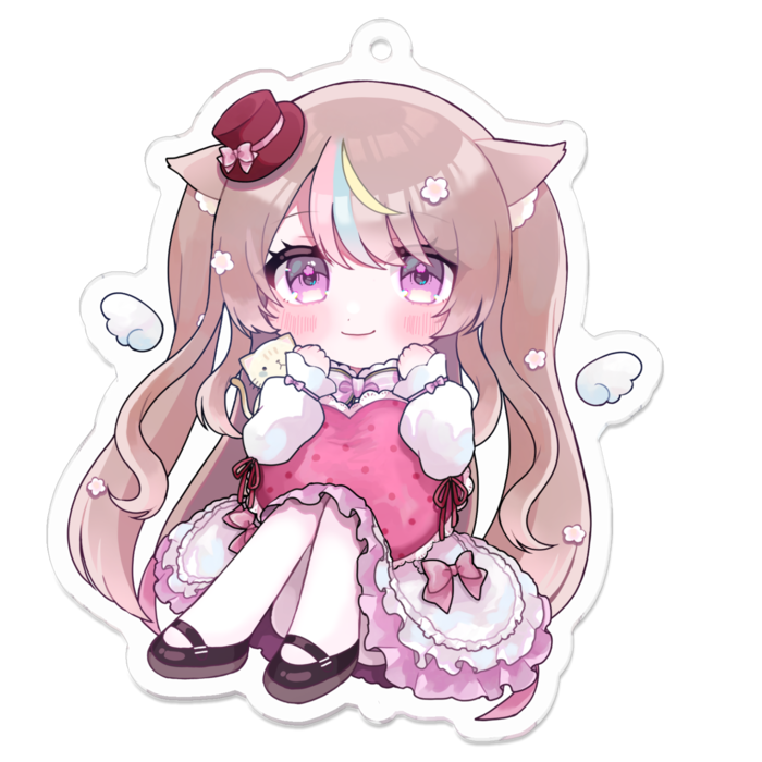 アクリルキーホルダー - 70 x 70 (mm)