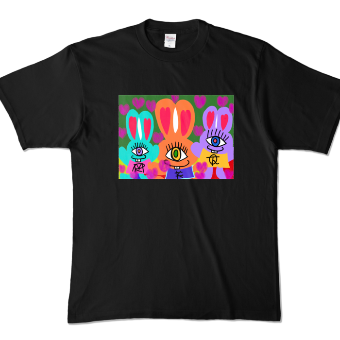 カラーTシャツ - XL - ブラック (濃色)