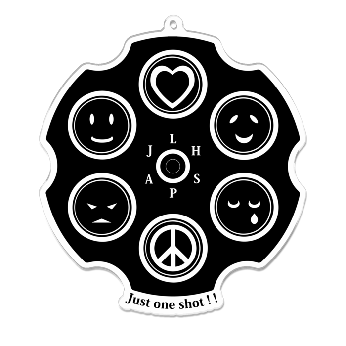 アクリルキーホルダー - 100 x 100 (mm)