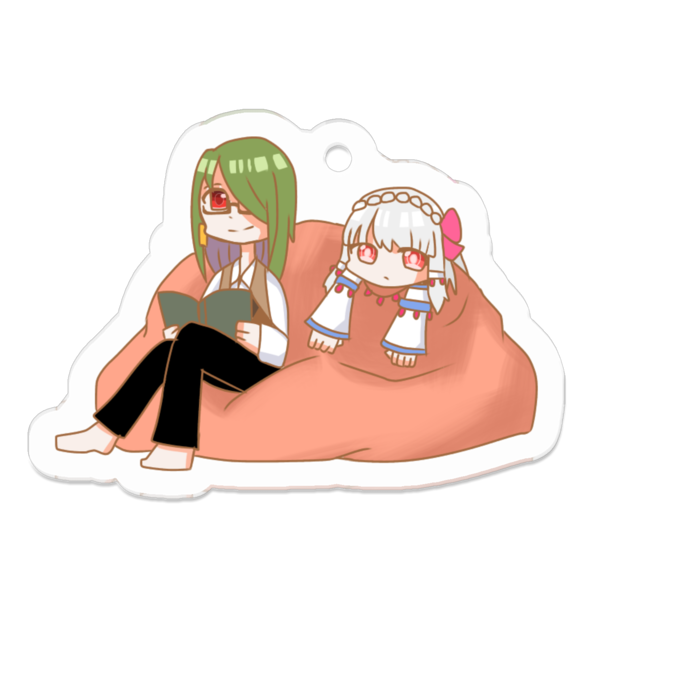 アクリルキーホルダー - 50 x 50 (mm)