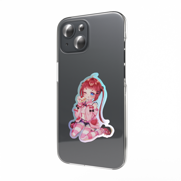 オーロラスマホステッカー - 縦