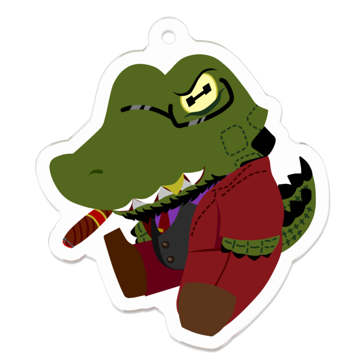 アクリルキーホルダー - 50 x 50 (mm)