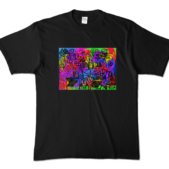 カラーTシャツ - XL - ブラック (濃色)