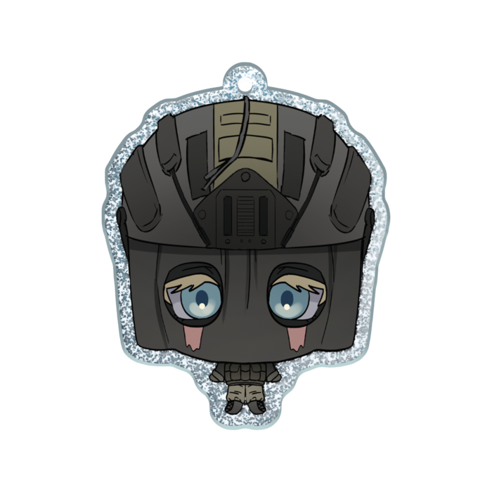 ラメアクリルキーホルダー - W50 × H50mm 以内