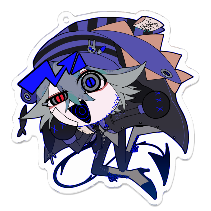 アクリルキーホルダー - 70 x 70 (mm)