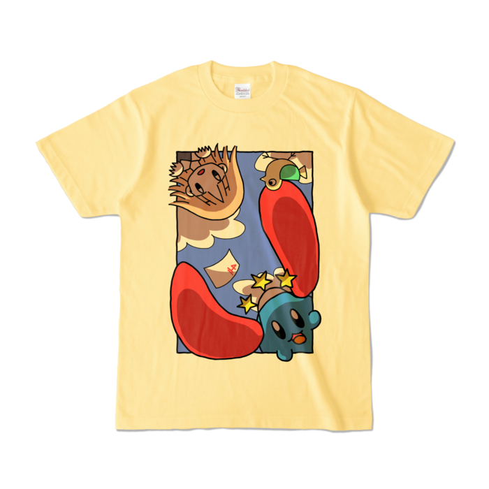 カラーTシャツ - S - ライトイエロー (淡色)