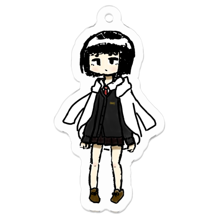 アクリルキーホルダー(コーティング) - 50 x 50 (mm)