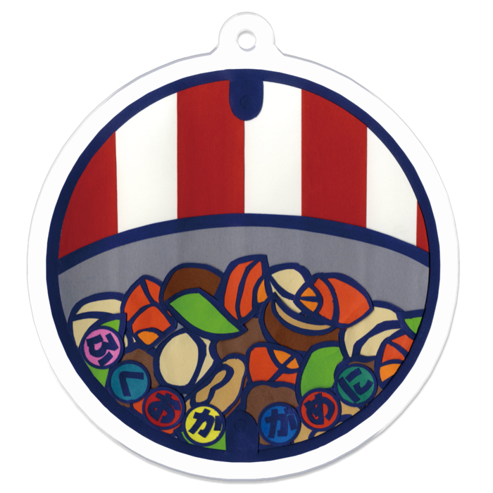 アクリルキーホルダー - 50 x 50 (mm)