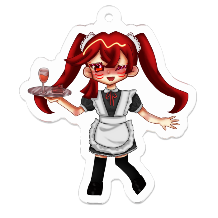 アクリルキーホルダー - 50 x 50 (mm)