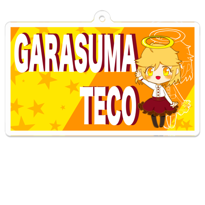 アクリルキーホルダー - 70 x 70 (mm)