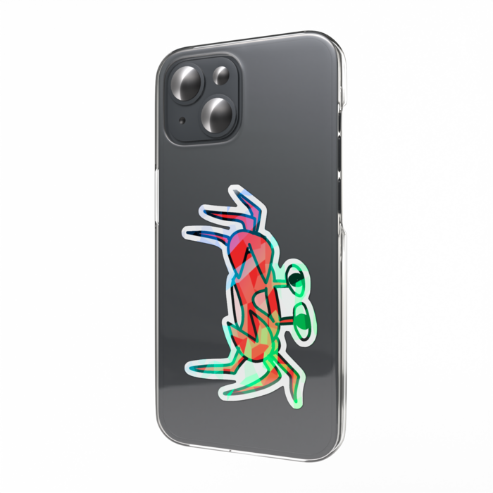 ホログラムスマホステッカー - 縦