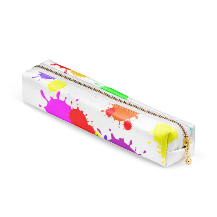 ペンケース - 20 x 4 x 4cm - ホワイト