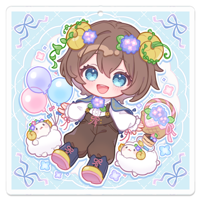 アクリルキーホルダー - 70 x 70 (mm)