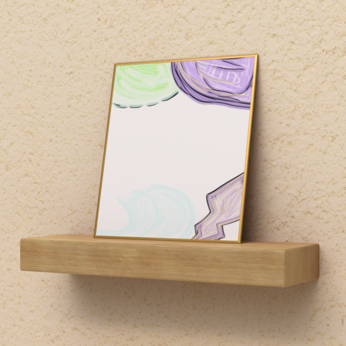 色紙 - ミニ（H135 × W120mm）