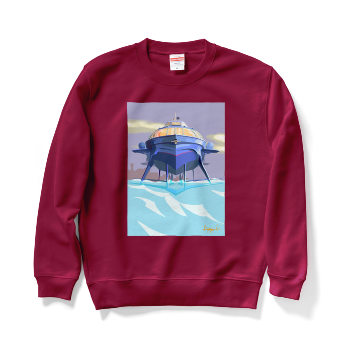 スウェット - M - バーガンディ