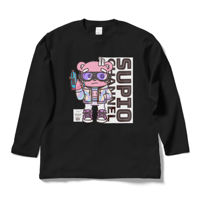 ロングスリーブTシャツ - L - ブラック