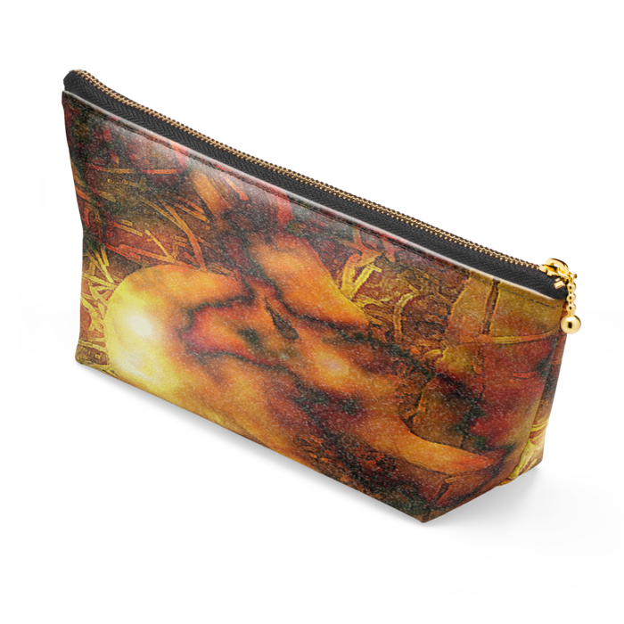 ポーチ - 長さ21.5cm / 高さ10cm - ブラック