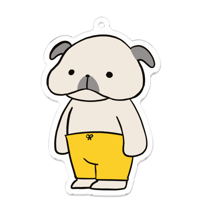 アクリルキーホルダー【bottom】 - 70 x 70 (mm)