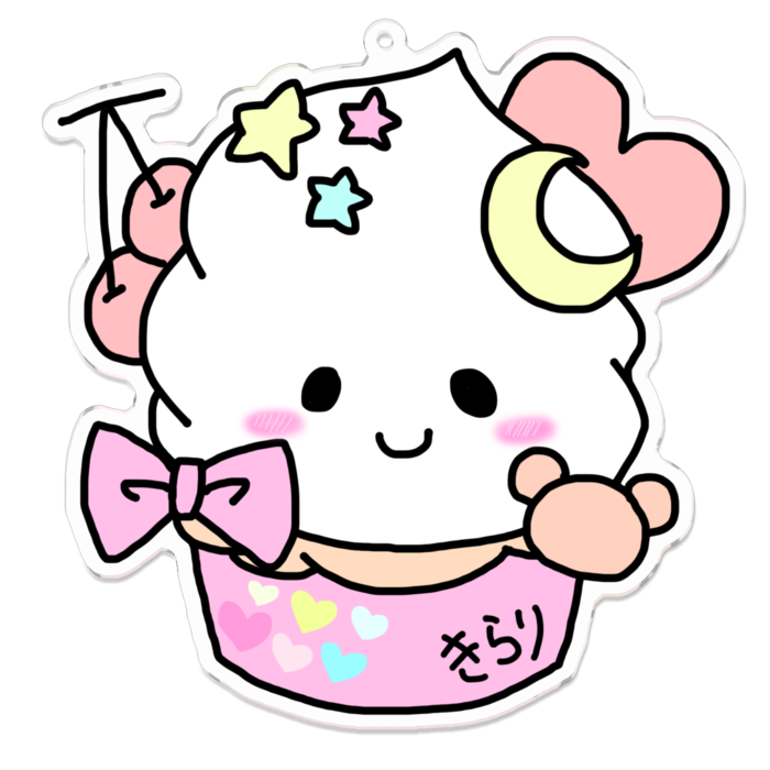 アクリルキーホルダー - 100 x 100 (mm)