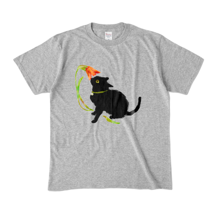 カラーTシャツ - M - 杢グレー (濃色)