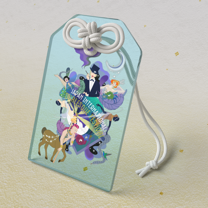 アクリルお守り - 50 × 80mm