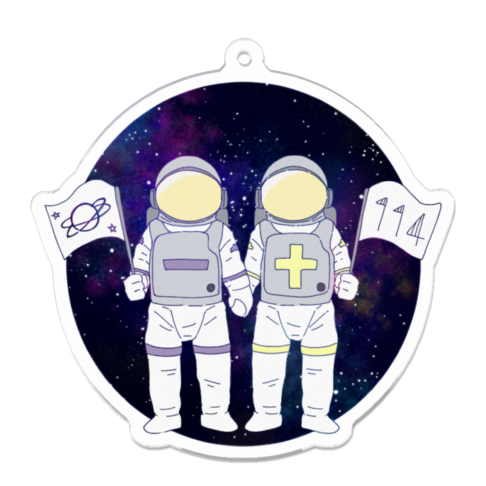 アクリルキーホルダー - 70 x 70 (mm)