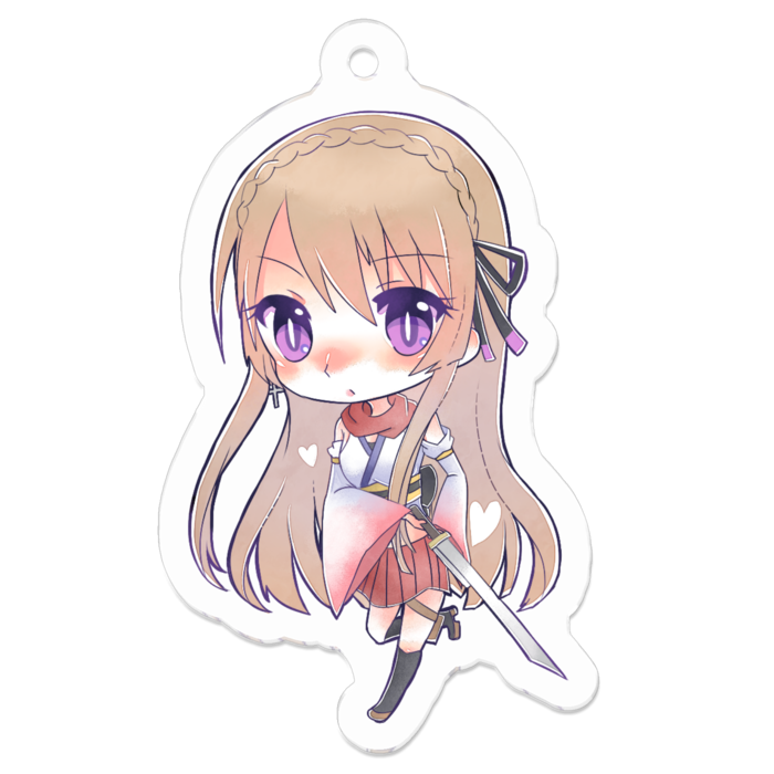 アクリルキーホルダー - 50 x 50 (mm)