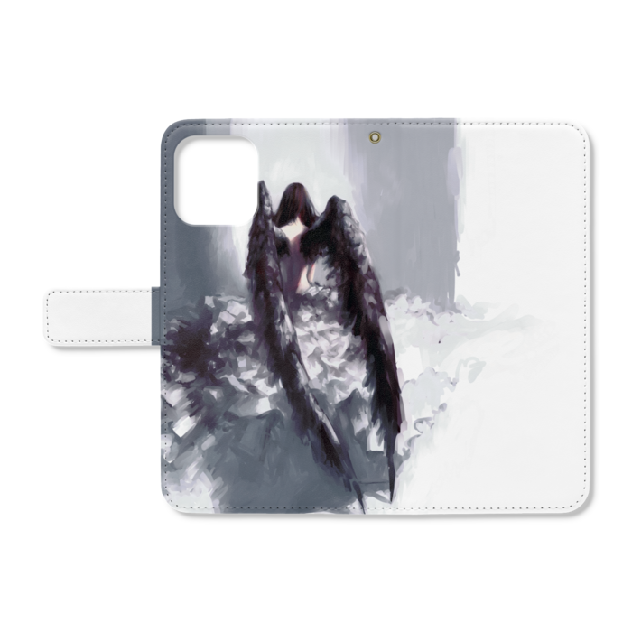 手帳型iPhoneケース - iPhone12 ProMax - ストラップ穴 あり