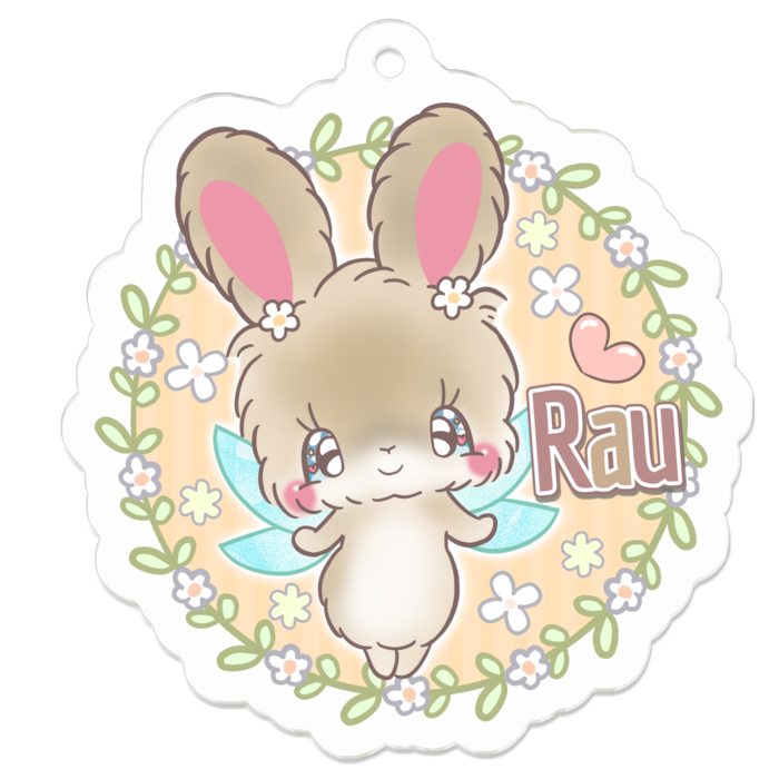 アクリルキーホルダー（コーティング） - 50 x 50 (mm)