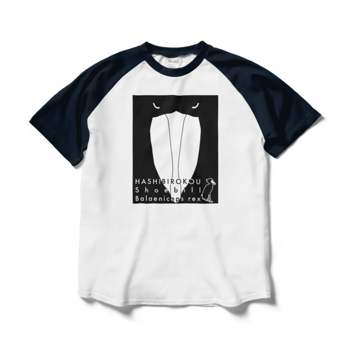 ラグランTシャツ - L - ホワイト×ネイビー