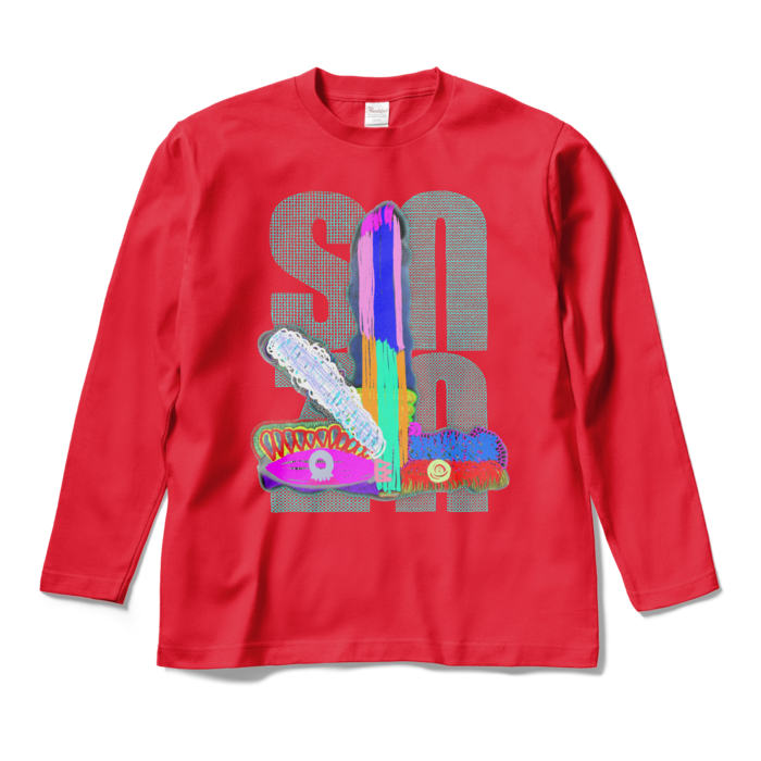 ロングスリーブTシャツ - M - レッド