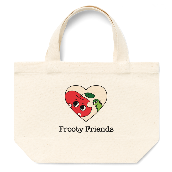 りんごのトートバッグS 