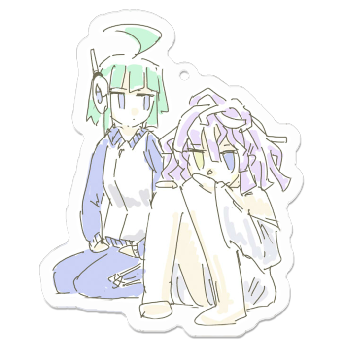 アクリルキーホルダー - 70 x 70 (mm)