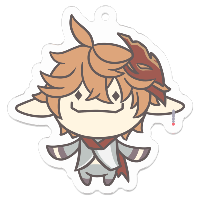 アクリルキーホルダー - 50 x 50 (mm)