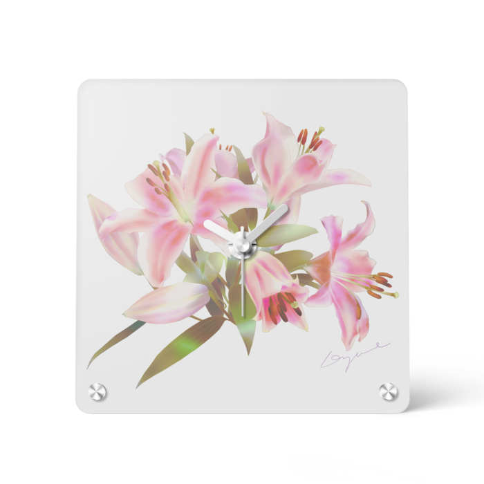 アクリル時計 - 150x150mm