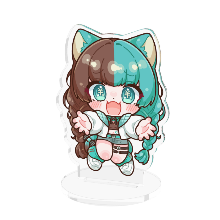 アクリルフィギュア - 70x70mm　【キラキラ抱っこポーズ】