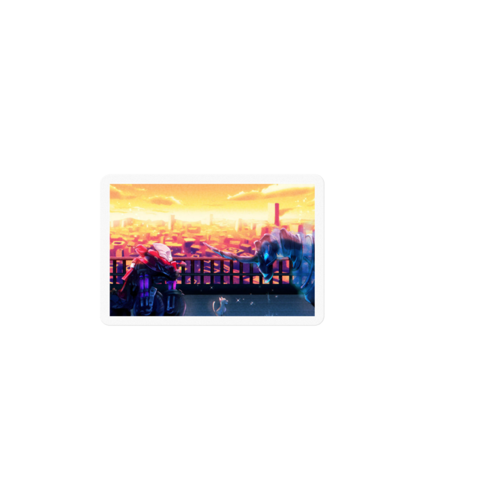 ステッカー - 100 x 100 (mm)