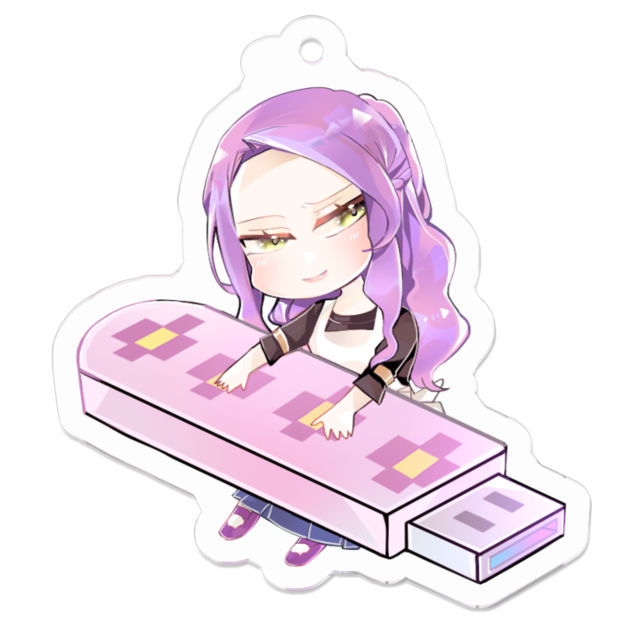 アクリルキーホルダー - 50 x 50 (mm)