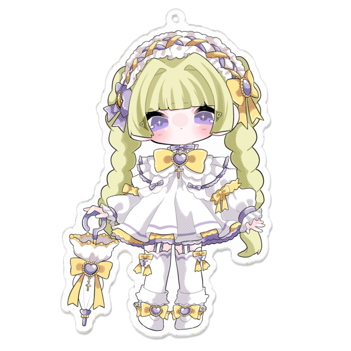 アクリルキーホルダー - 100 x 100 (mm)