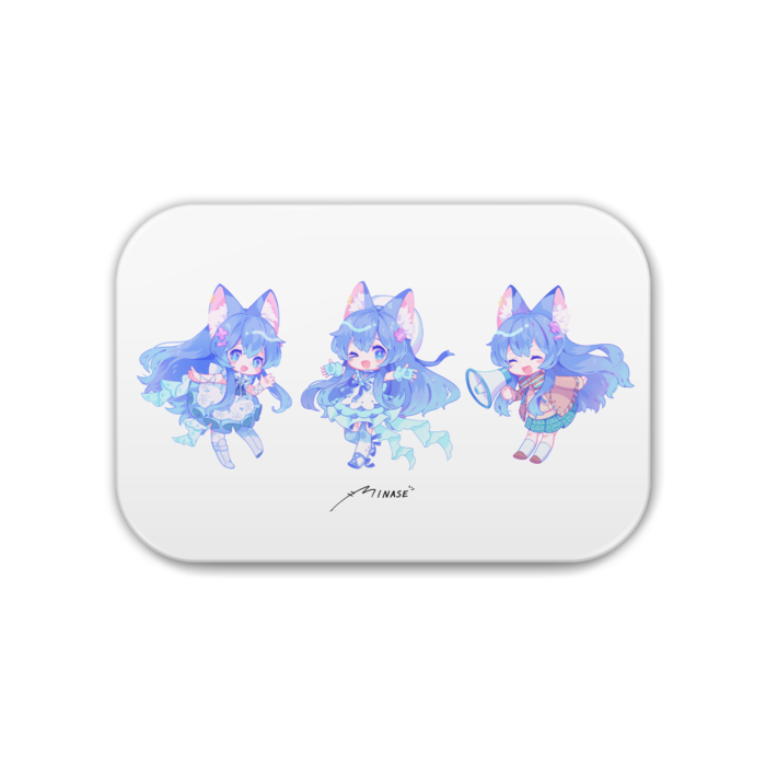 White - 角丸 76x51mm