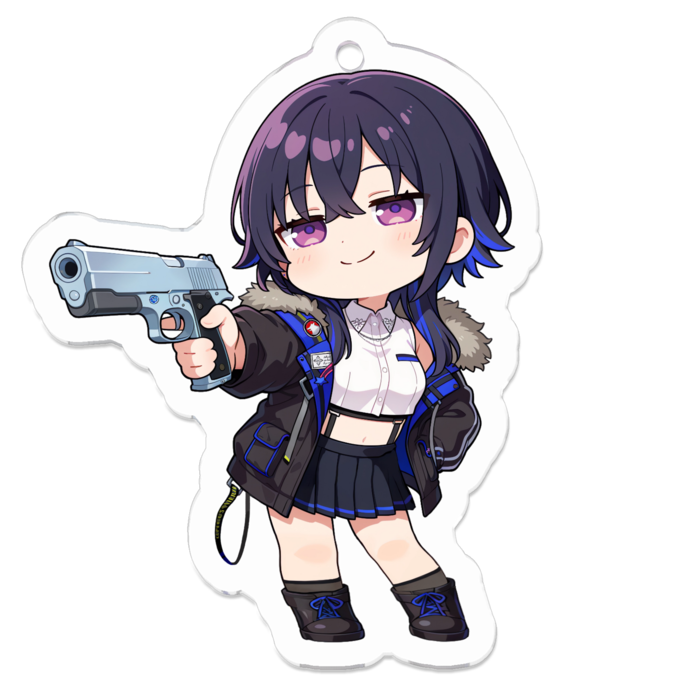 アクリルキーホルダー - 50 x 50 (mm)