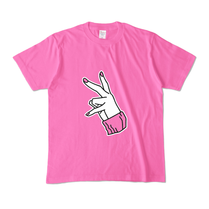 カラーTシャツ - M - ピンク (濃色)