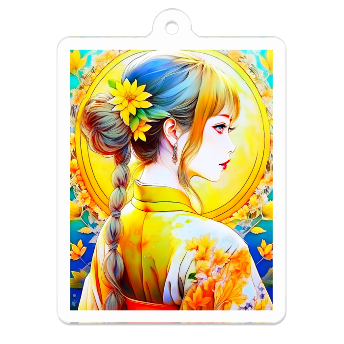 アクリルキーホルダー - 50 x 50 (mm)