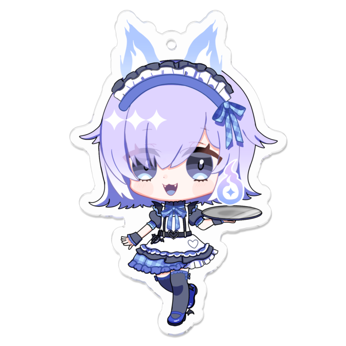 アクリルキーホルダー（コーティング） - 70 x 70 (mm)