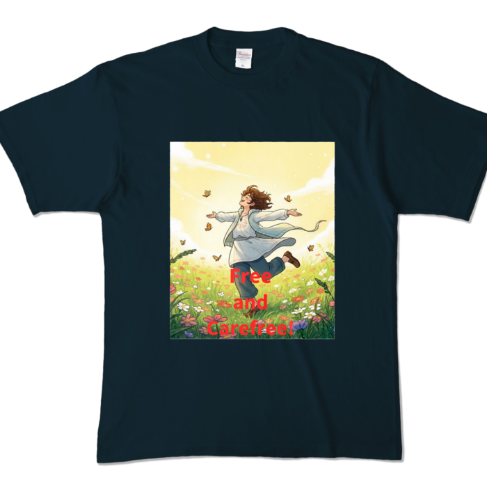 カラーTシャツ - XL - ネイビー (濃色)