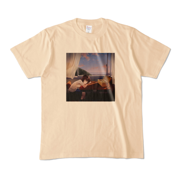 カラーTシャツ - M - ナチュラル (淡色)