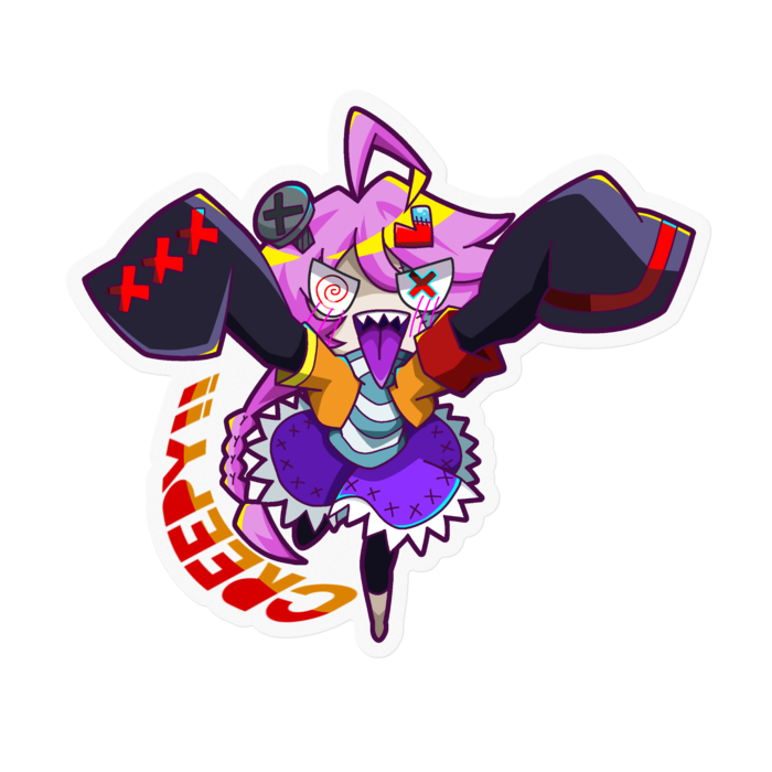 ステッカー - 100 x 100 (mm)